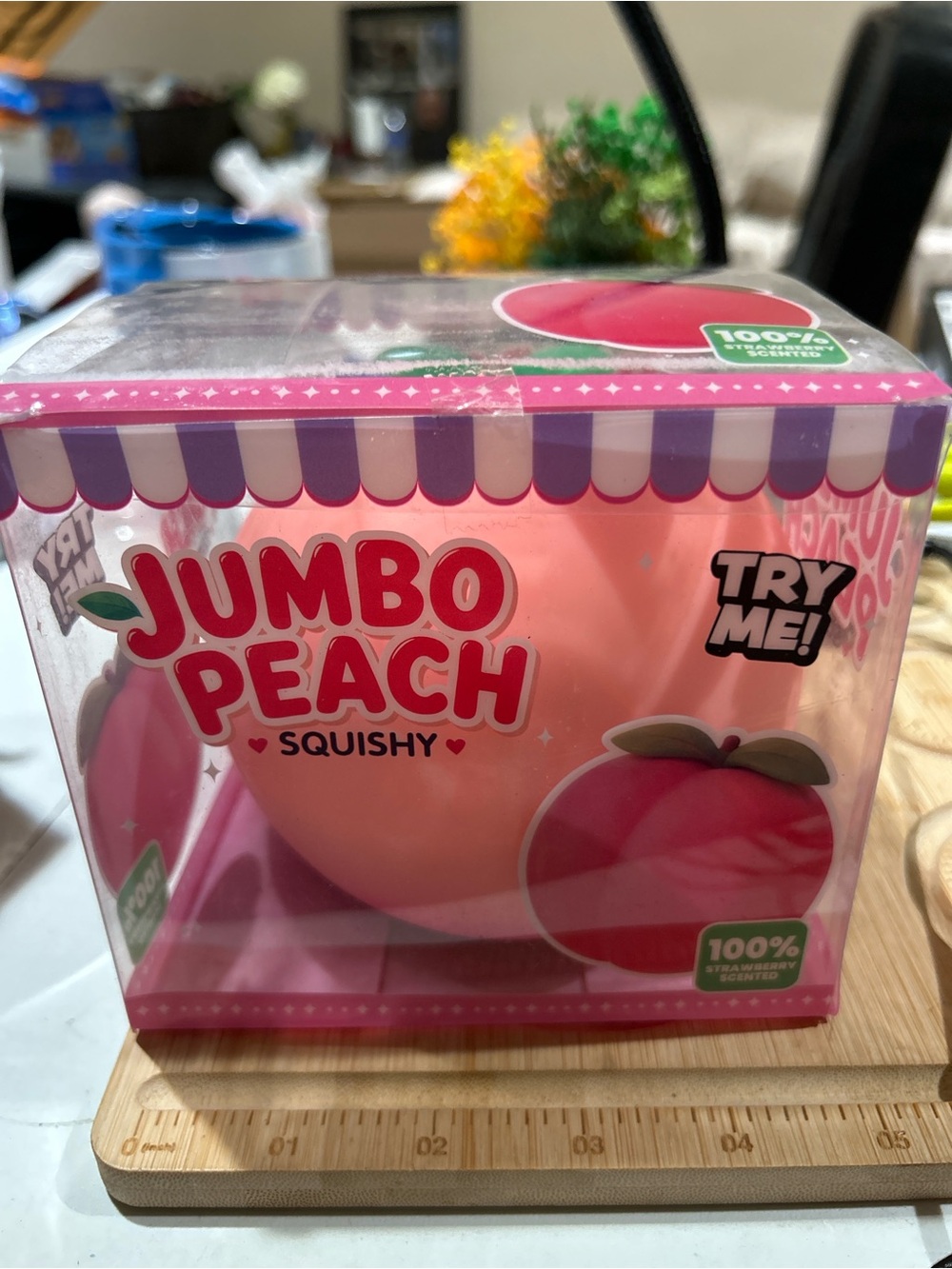 Jumbo peach squishy toys